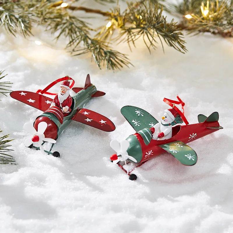 Retro Iron Christmas Hanging Ornaments