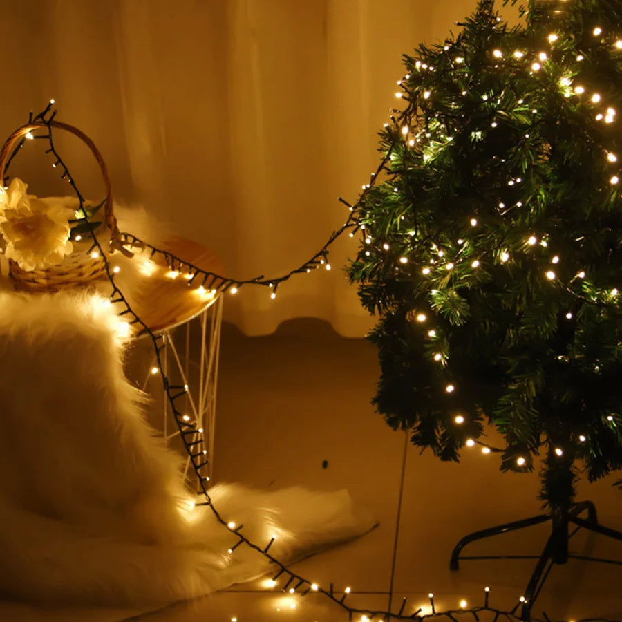30M Christmas Fairy Lights – 1500 LED Outdoor Garland for Trees & Parties