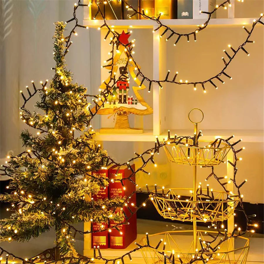 30M Christmas Fairy Lights – 1500 LED Outdoor Garland for Trees & Parties